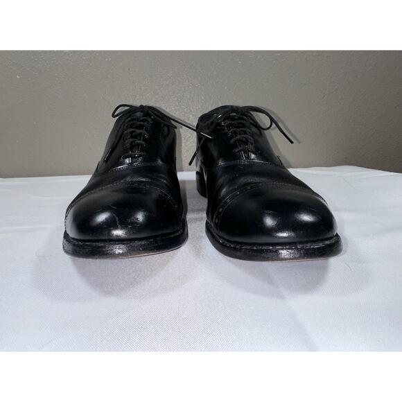 Allen Edmonds Men’s Fifth Avenue Cap Toe Dress Shoes Black Leather 9.5 D Wide - Picture 8 of 14
